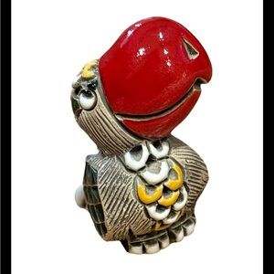 Vintage AR Figurine Artesania Rinconada Parrot Bird PAPAGAYO